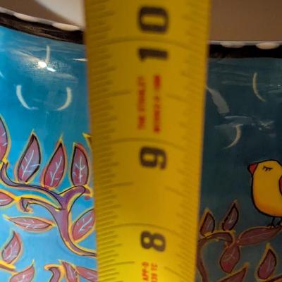 Woman Of Valor 10" Vase Hand Painted