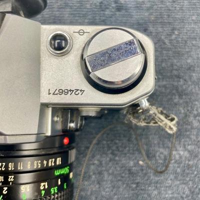 Vintage Canon AE-1 Program SLR Camera with 50mm Lens, Case and Neck Strap