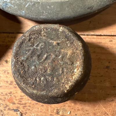 Vintage automotive grease cup hub caps