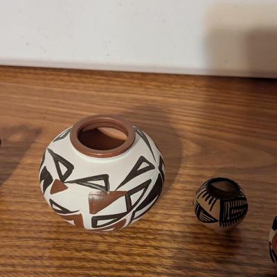Variety Of Southwestern Pottery Pieces A Couple Signed