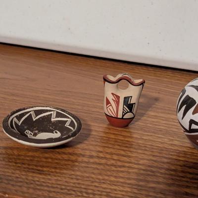 Variety Of Southwestern Pottery Pieces A Couple Signed