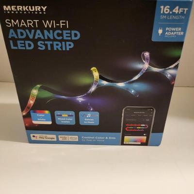 2 HANDCRAFTED GLASS PAPERWEIGHTS & SMART WI-FI LED STRIP