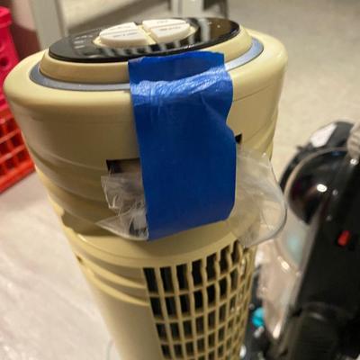 BISSELL BAGLESS VACUUM MODEL 82H1 and 30” HOLMES OSCILLATING TOWER FAN WITH REMOTE