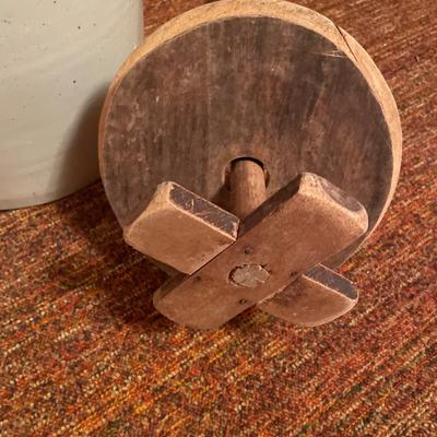 Red Wing 6 gal butter churn with stick