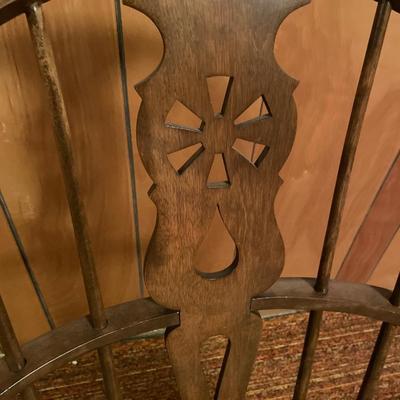 Vintage unique back chair