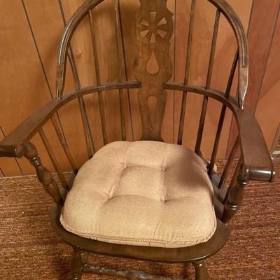 Vintage unique back chair