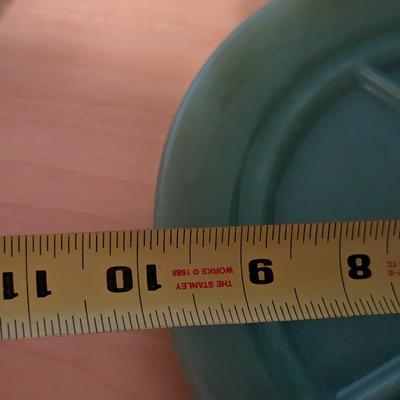12 - Fire King Jadeite Restaurant Ware 3 Section Plate