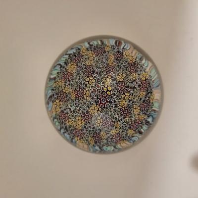 KOSTA BODA CANDLE HOLDER? AND GLASS PAPERWEIGHT