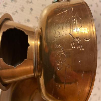 Brass Chinese hot pot