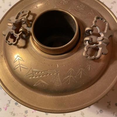 Brass Chinese hot pot