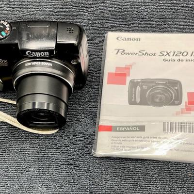 Canon Digital Camera PowerShot SX120 with 3 Memory Discs