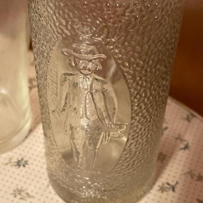 Vintage Coke glasses & Quaker bottles