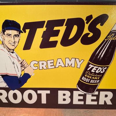 Ted Williams metal signs