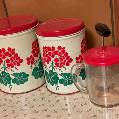 National Can canisters & Androck chopper