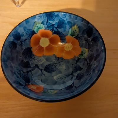 Vintage Porcelain Semi Granite Cook & Hancock Leuchtenburg Germany Plate P. S. A. G. 15 Hand Painted Nippon