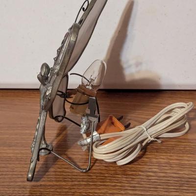 Approx 10" Tall Stained Glass Fairy Illuminated Light