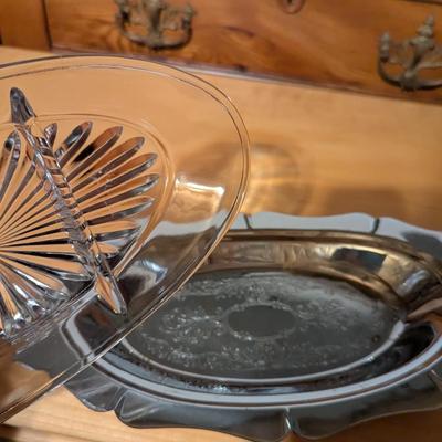 Stainless Silver Serving Dishes & MMA Coffee Pot