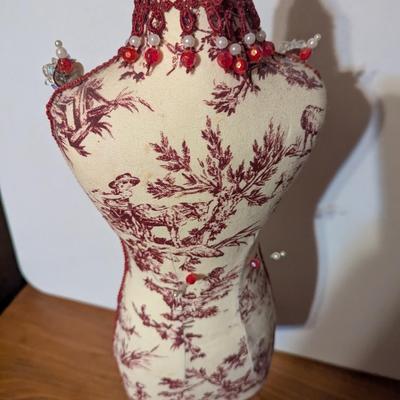 Styrofoam Table Top Dress Form 27 1/2" Tall Plastic Base