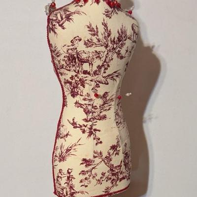 Styrofoam Table Top Dress Form 27 1/2" Tall Plastic Base