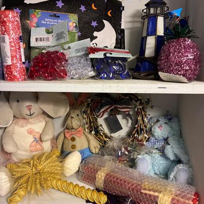 Mostly Easter and Halloween decorations