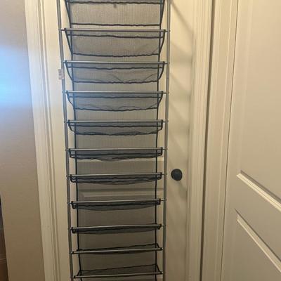 Over the door shoe rack