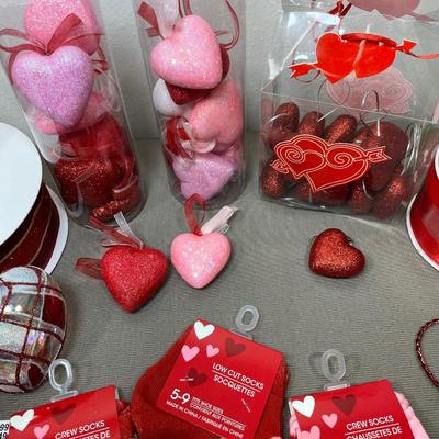 Valentine’s Day Supplies and Socks