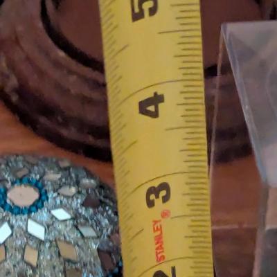 Home Decor Asian Tins Dome Shadow Containers