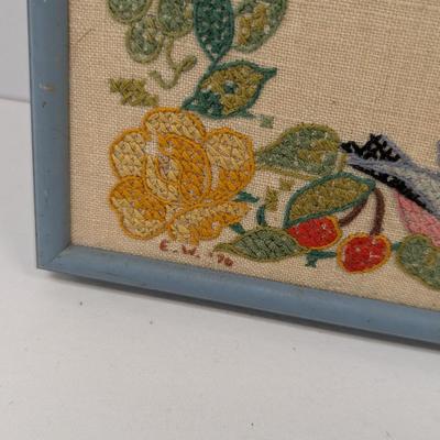 1970's Bless This House Cross Stitch Needle Work