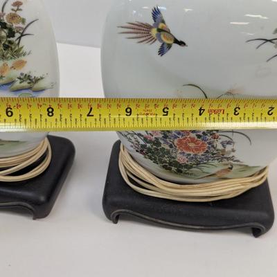Vintage Chinese Porcelain Table Lamps