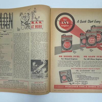 Vintage Model Airplane News Magazine Lot: 1956-58