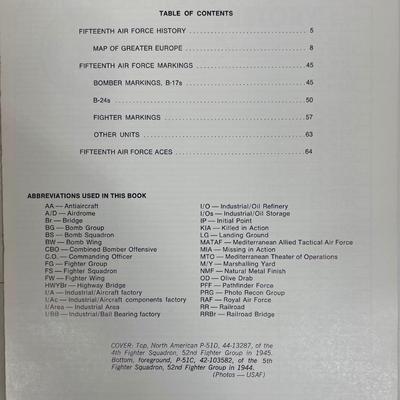US Air Force Vintage Books: 15th Air Force