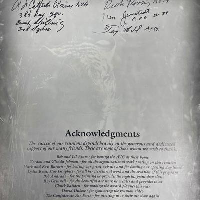 Vintage WWII Flying Tigers AVG Books with Signatures