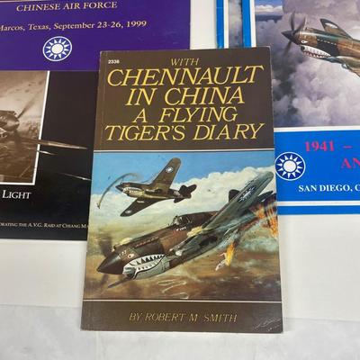Vintage WWII Flying Tigers AVG Books with Signatures