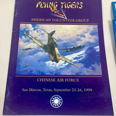 Vintage WWII Flying Tigers AVG Books with Signatures