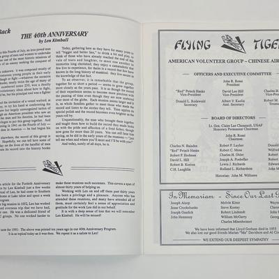 Vintage WWII Flying Tigers AVG Books with Signatures