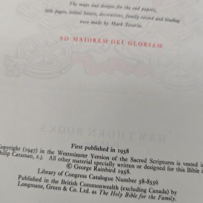 Special LE Of The Holy Bible Hawthorn Edition With Box #835/3000