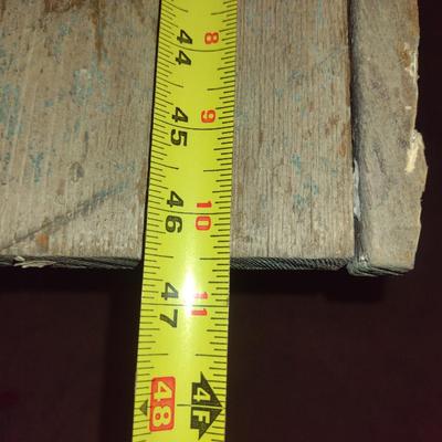 Vintage Rustic Wooden Table/Bench- Approx 46 1/2" Long