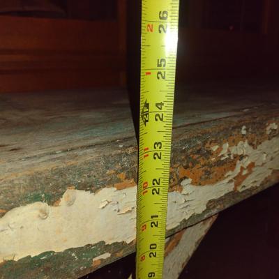 Vintage Rustic Wooden Table/Bench- Approx 46 1/2" Long