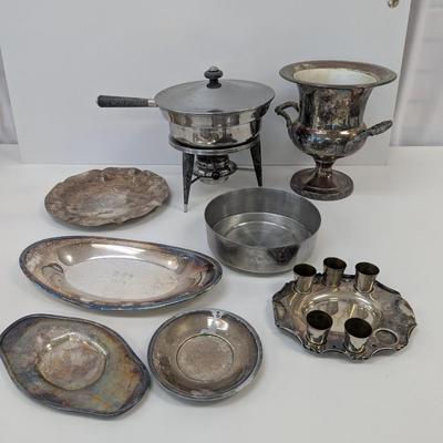 Silver Plated Marked Pieces Sheffield W.M. Rogers E.G. Webster