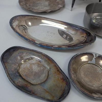 Silver Plated Marked Pieces Sheffield W.M. Rogers E.G. Webster