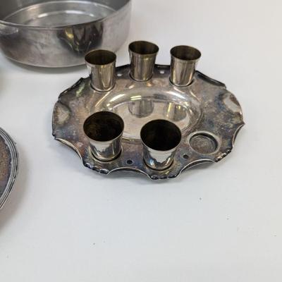 Silver Plated Marked Pieces Sheffield W.M. Rogers E.G. Webster