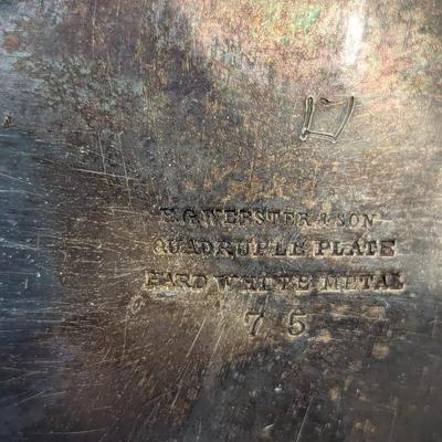 Silver Plated Marked Pieces Sheffield Meriden CT The Goldsmiths & Silversmiths Company EG Webster & Son NY Quadruple Plate Hard...
