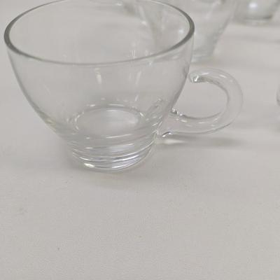 Vintage Punch Bowl With Glass Wine & Tea Pitchers