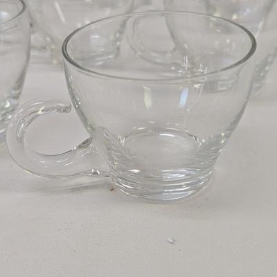 Vintage Punch Bowl With Glass Wine & Tea Pitchers