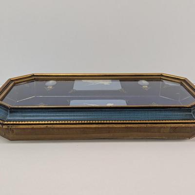 Wedgwood Blue Jasperware Plaques Goddess Diana In Mirror Shadow Box