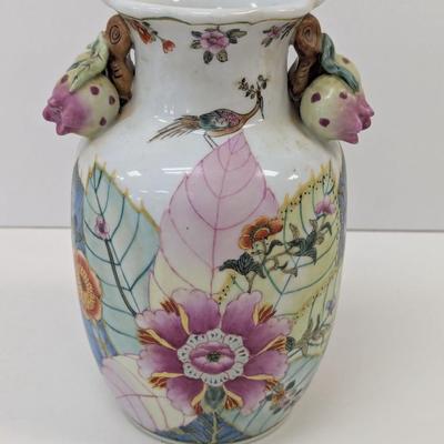 8" Tall Stamped Antique Chinese Porcelain You Xian Ju Jianzhi Vase