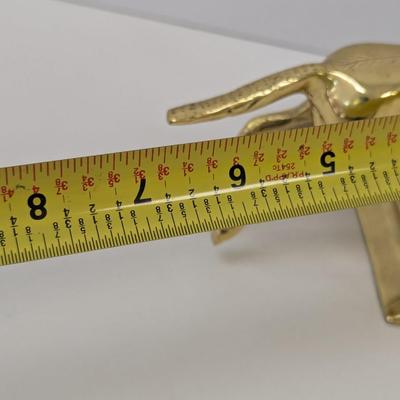 Vintage Galloping Brass Horse Figurine