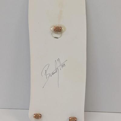 Signed Hand Painted Flower