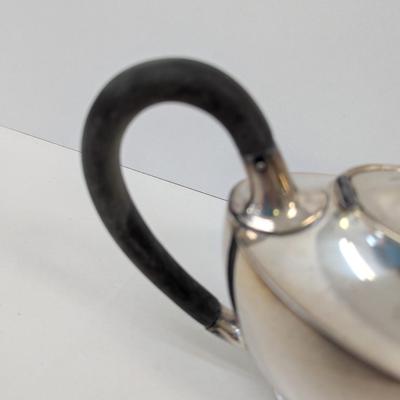W. G. Webster Teapot & Silver Plated Sugar Dish