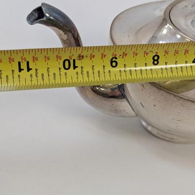 W. G. Webster Teapot & Silver Plated Sugar Dish